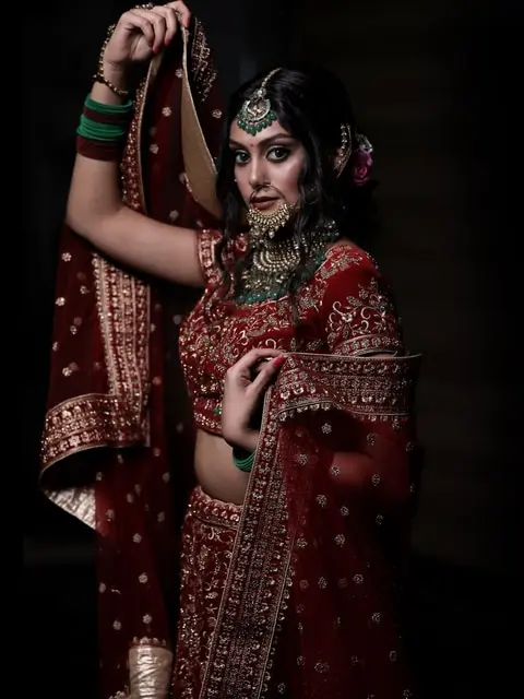 Zari work lehenga