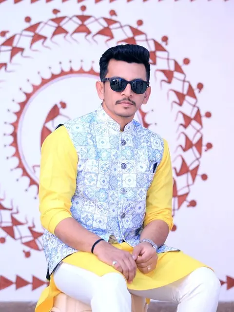 Kurta with nehru jacket
